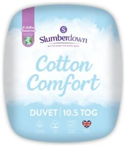 Slumberdown Cotton Comfort 10.5 Tog Duvet - Single