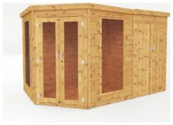 Mercia Corner Summerhouse With Shed - 7 X 7ft