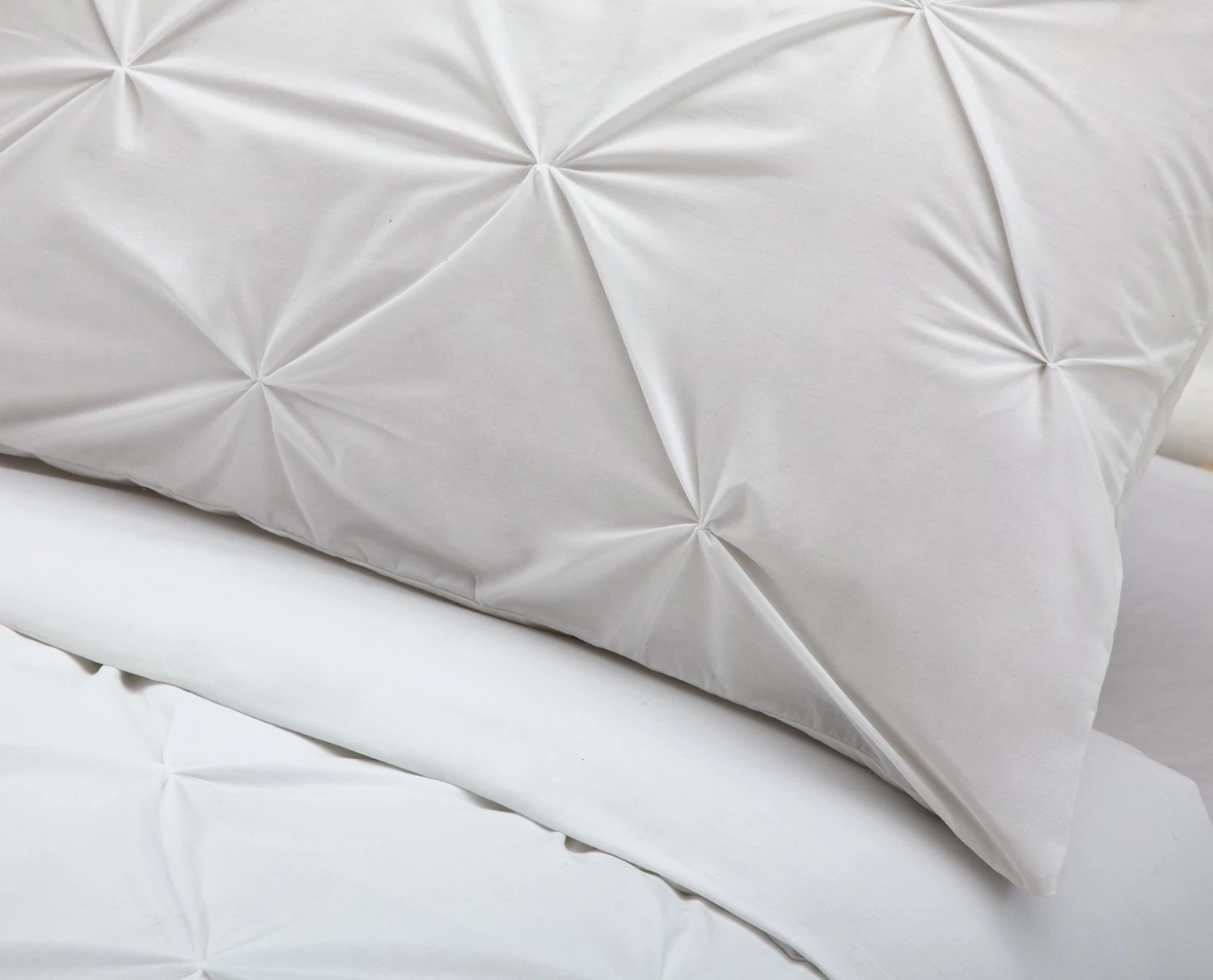 Habitat Hadley Pintuck White Bedding Set - Double - Image 3