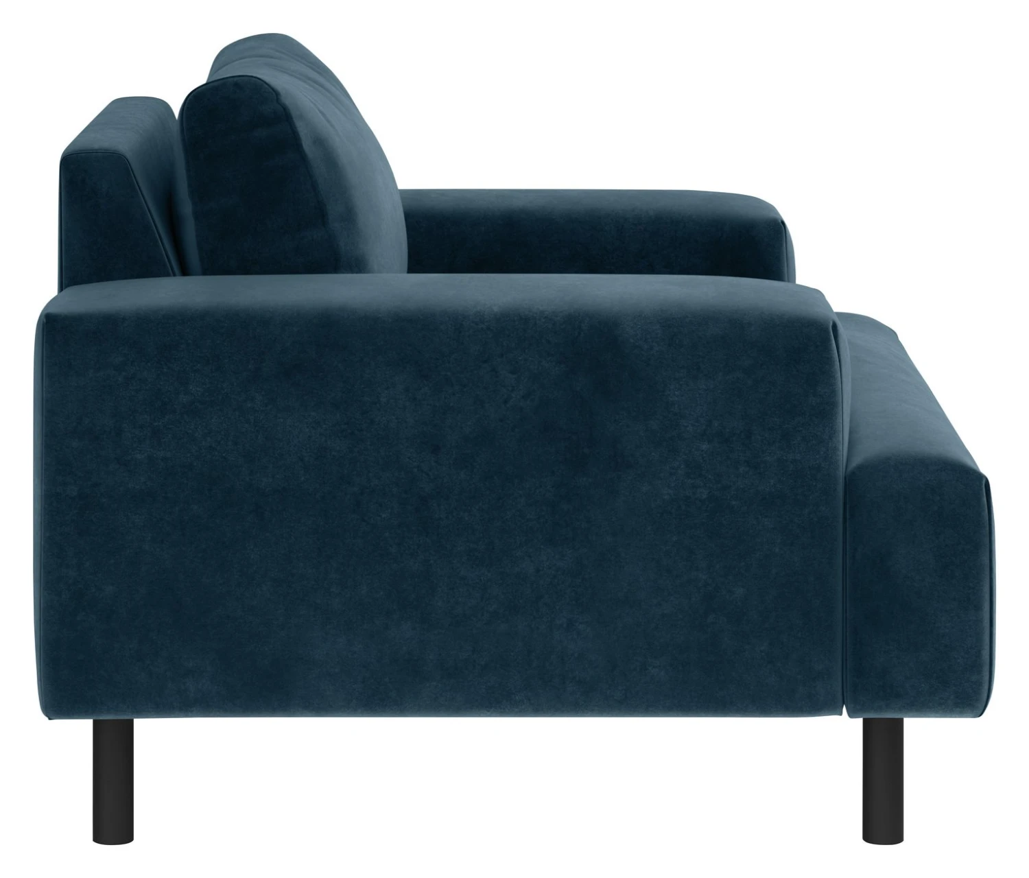 Habitat Julien Velvet Armchair - Navy - Image 4