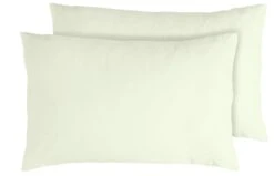 Habitat Egyptian Cotton Standard Pillowcase Pair - Cream