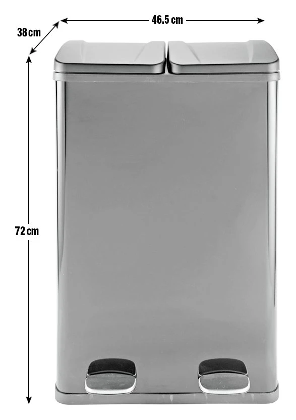 Habitat 55 Litre 2 Compartment Recycling Bin - Image 4