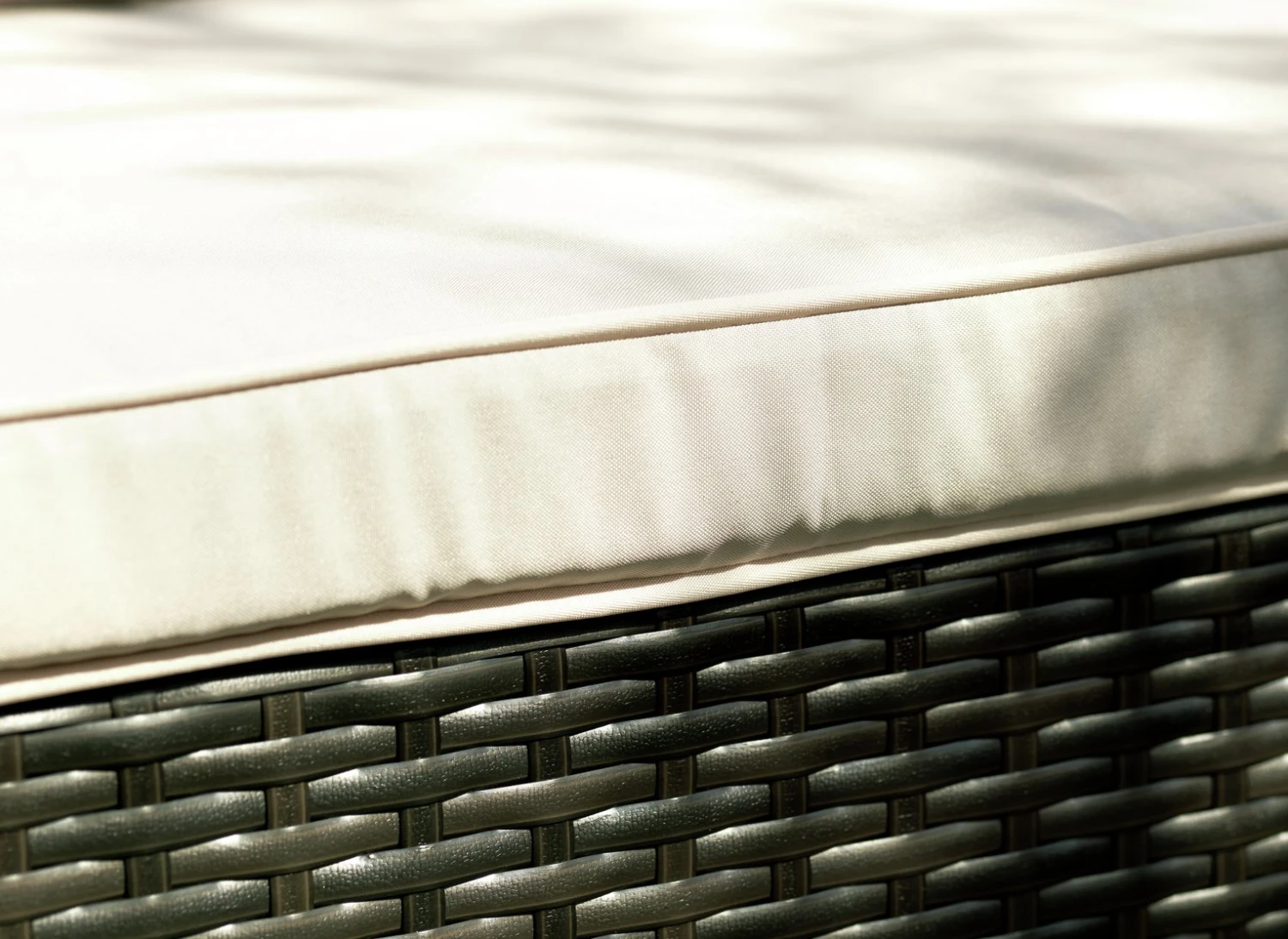 Habitat 4 Seater Rattan Effect Garden Sofa Set - Brown - Image 6