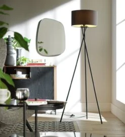 Habitat Matt Tripod Floor Lamp - Black