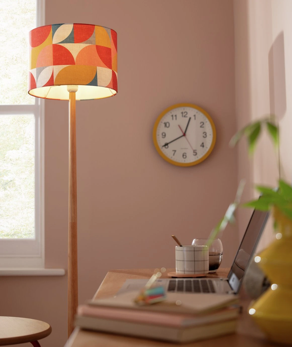 Habitat Mid Century Printed Shade - Multicolour - Image 6