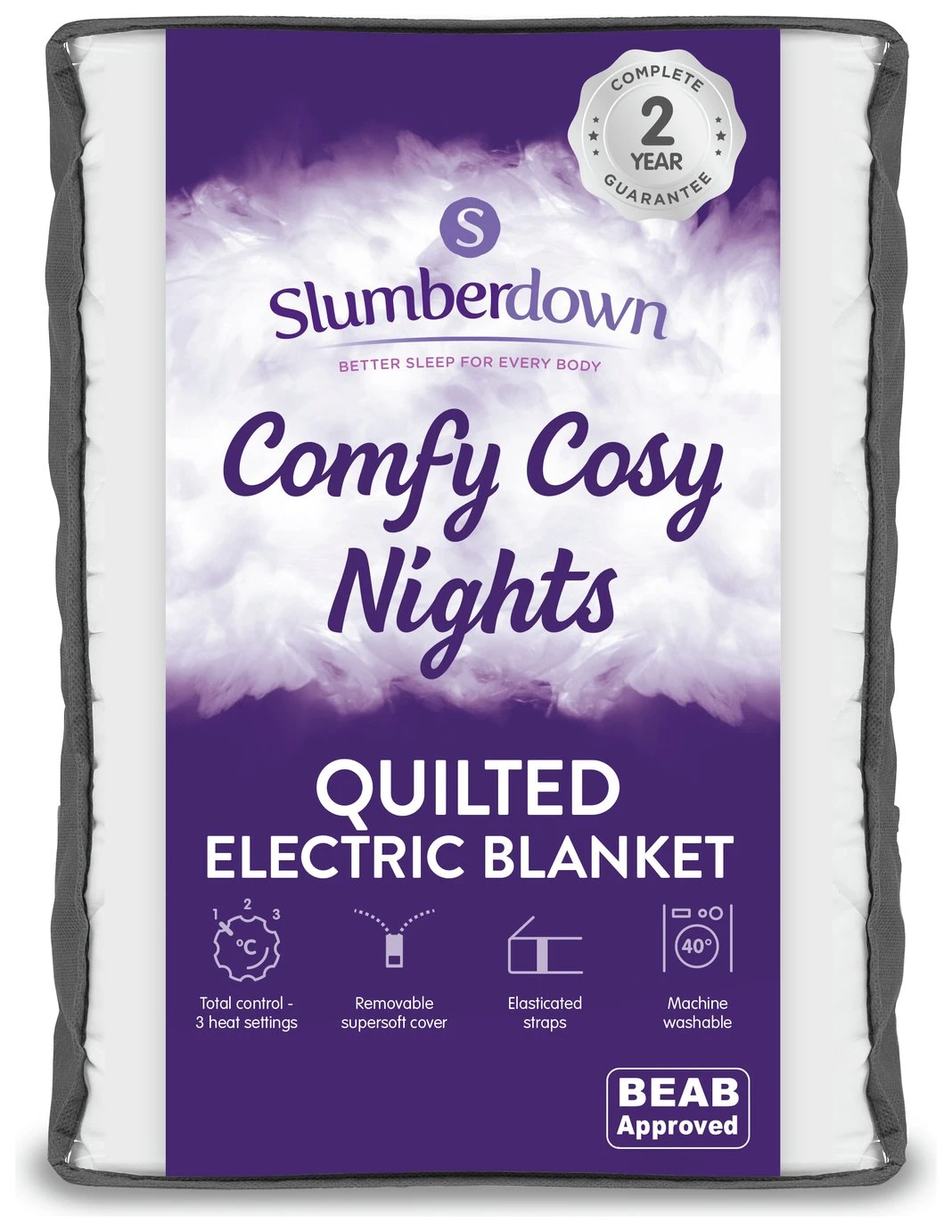 Slumberdown Warm And Cosy Electric Underblanket - Single