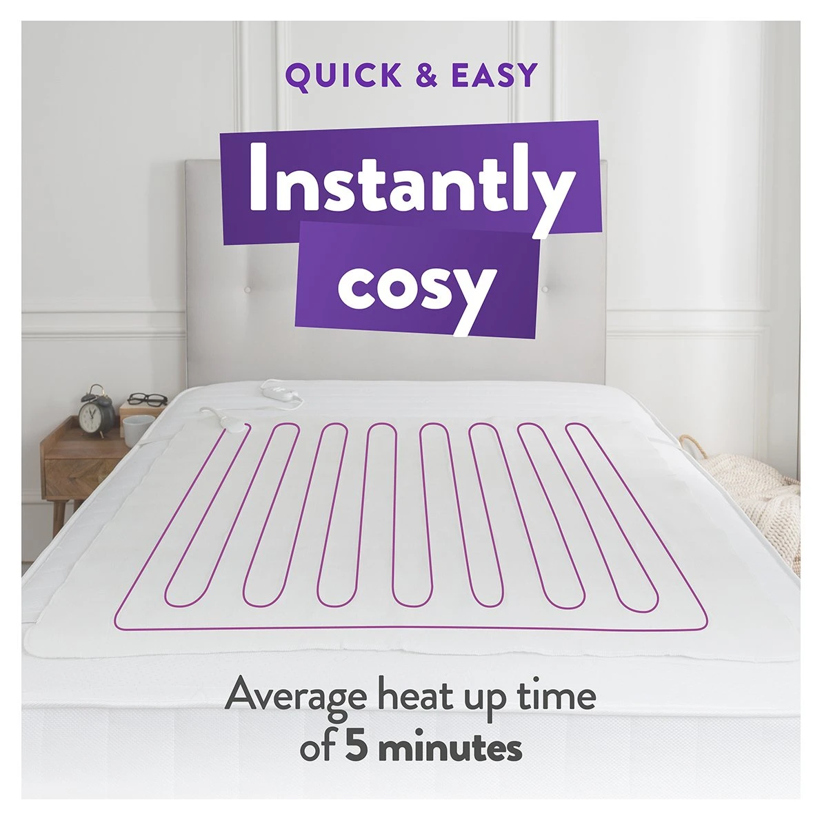 Slumberdown Warm And Cosy Electric Underblanket - Single - Image 6