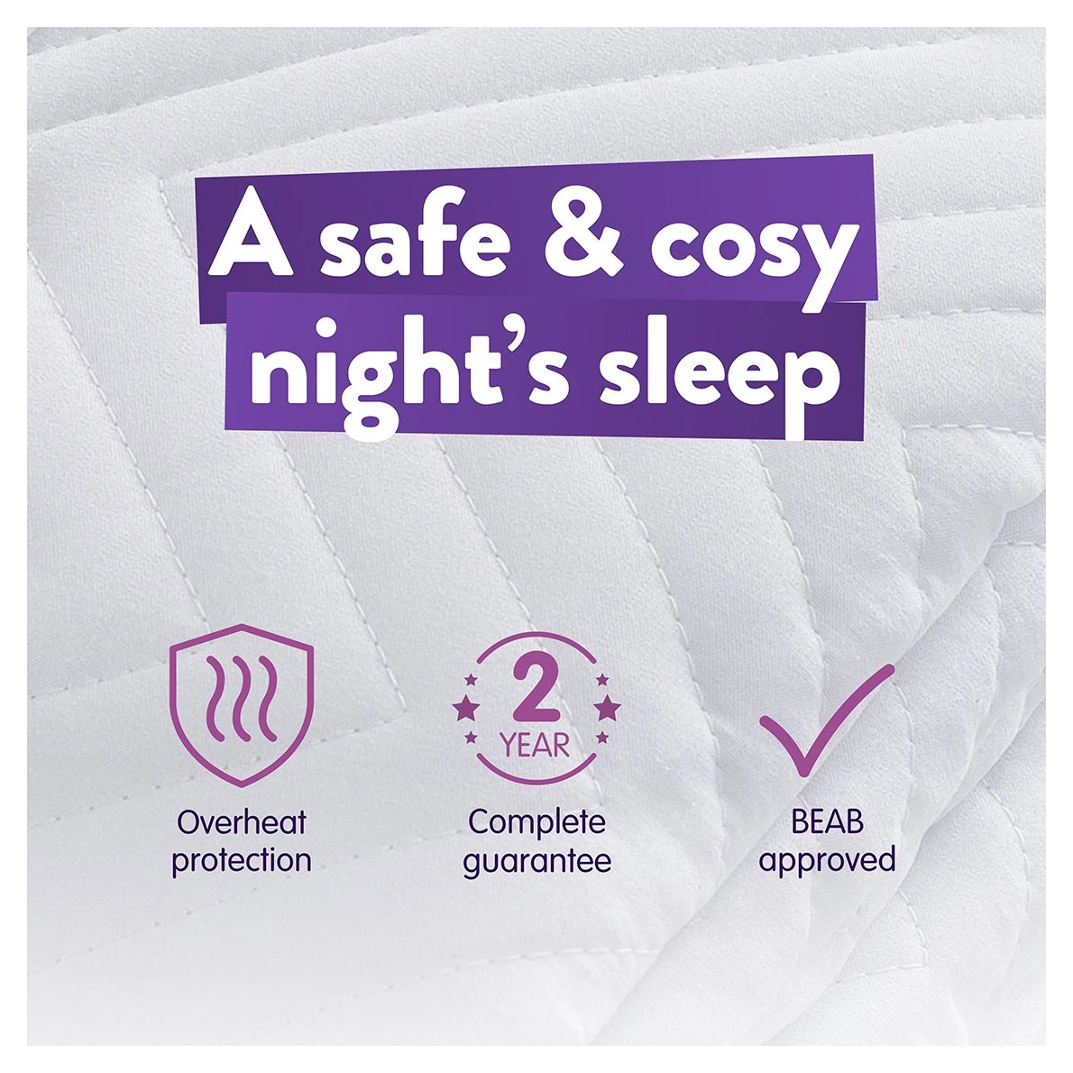 Slumberdown Warm And Cosy Electric Underblanket - Single - Image 10