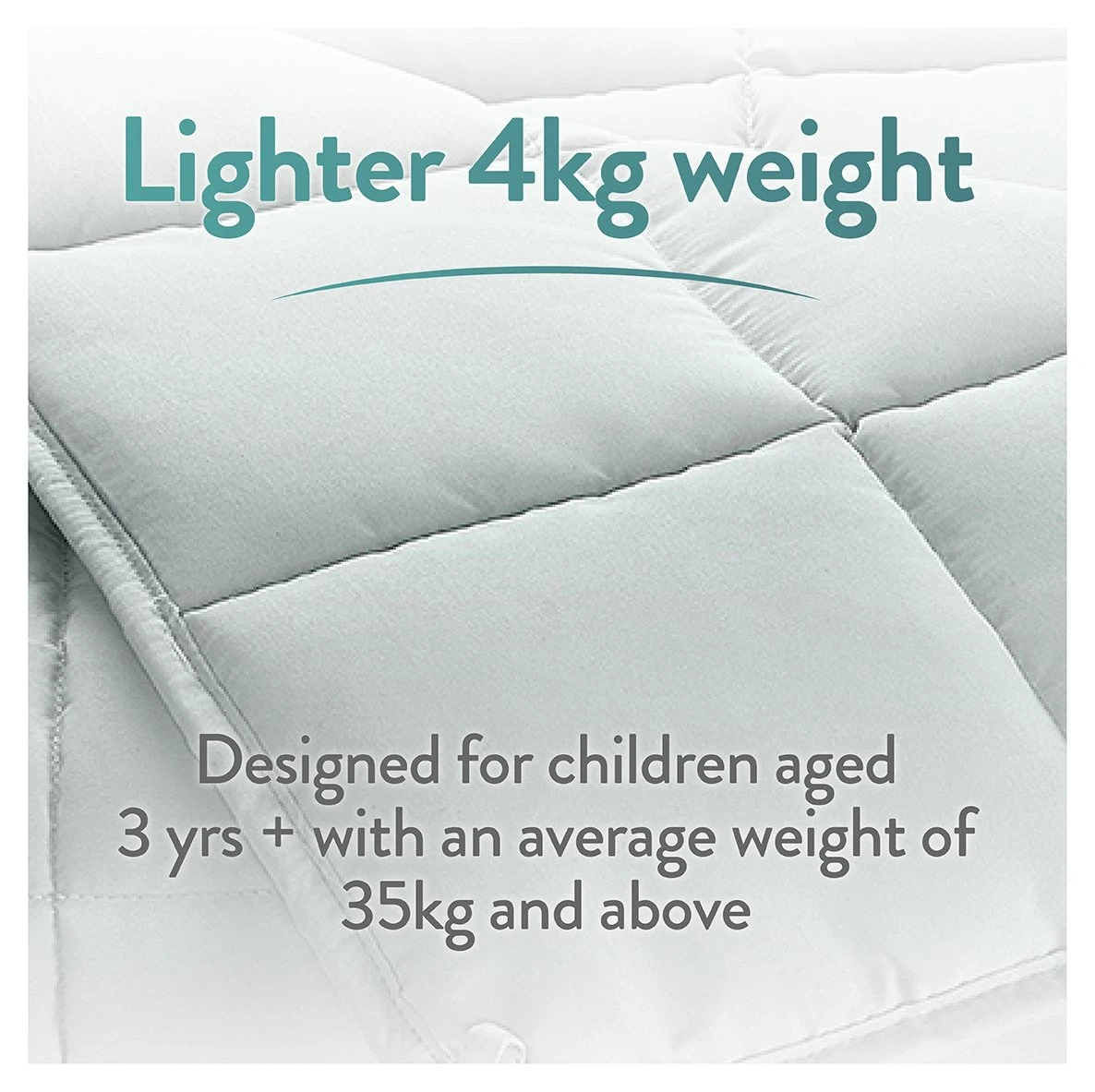 Slumberdown Wellbeing Kids Weighted Blanket - 4Kg - Image 6