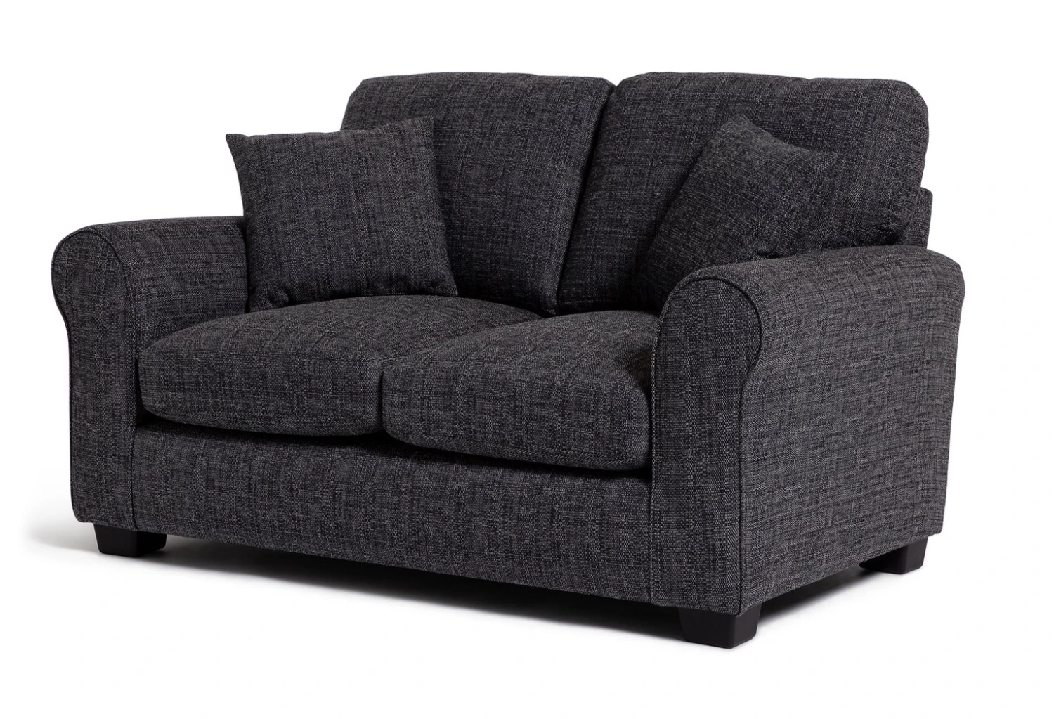 Habitat Lisbon Fabric 2 Seater Sofa - Charcoal - Image 5