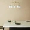 Habitat Boyd Flush Ceiling Light - Brass