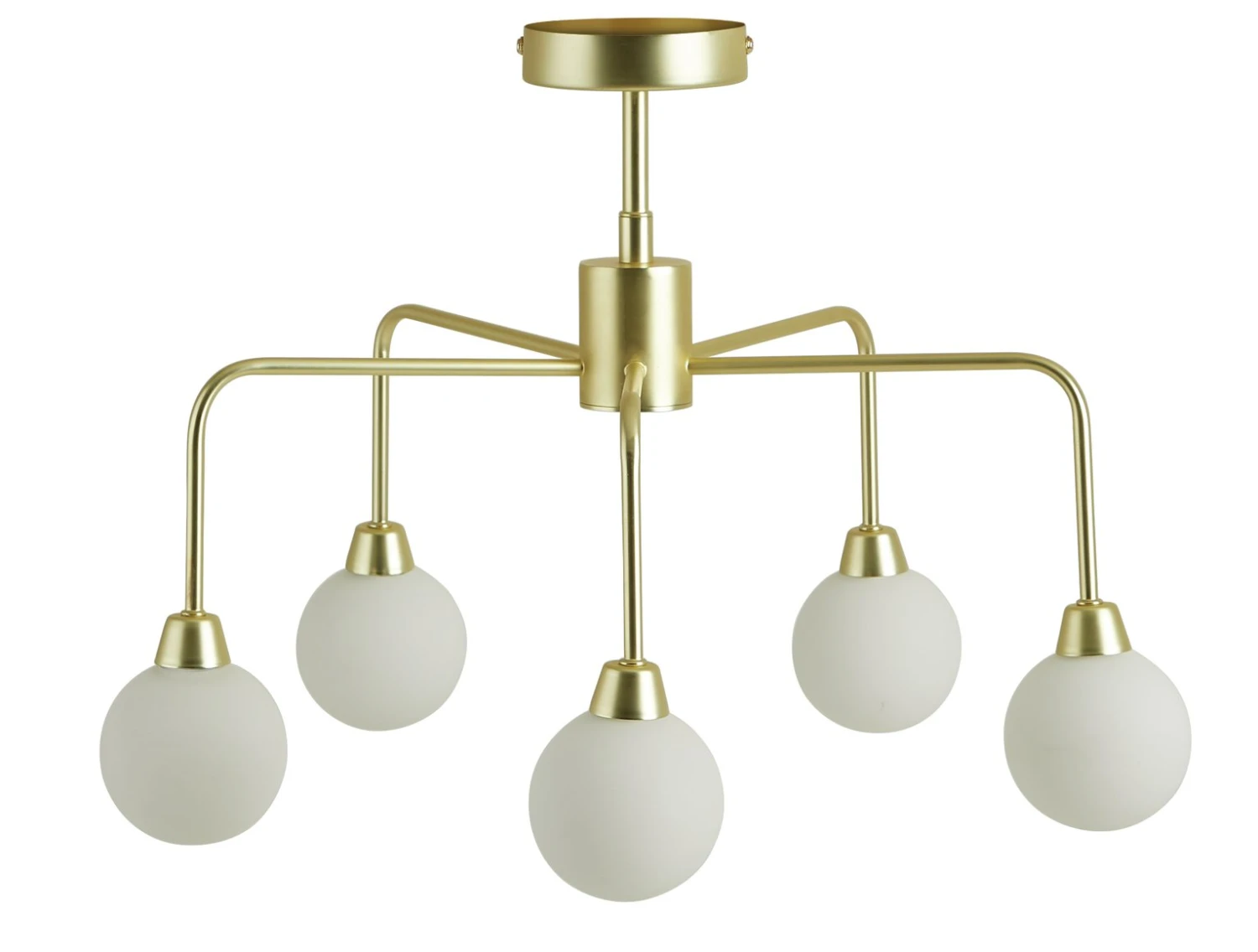 Habitat Boyd Flush Ceiling Light - Brass - Image 2
