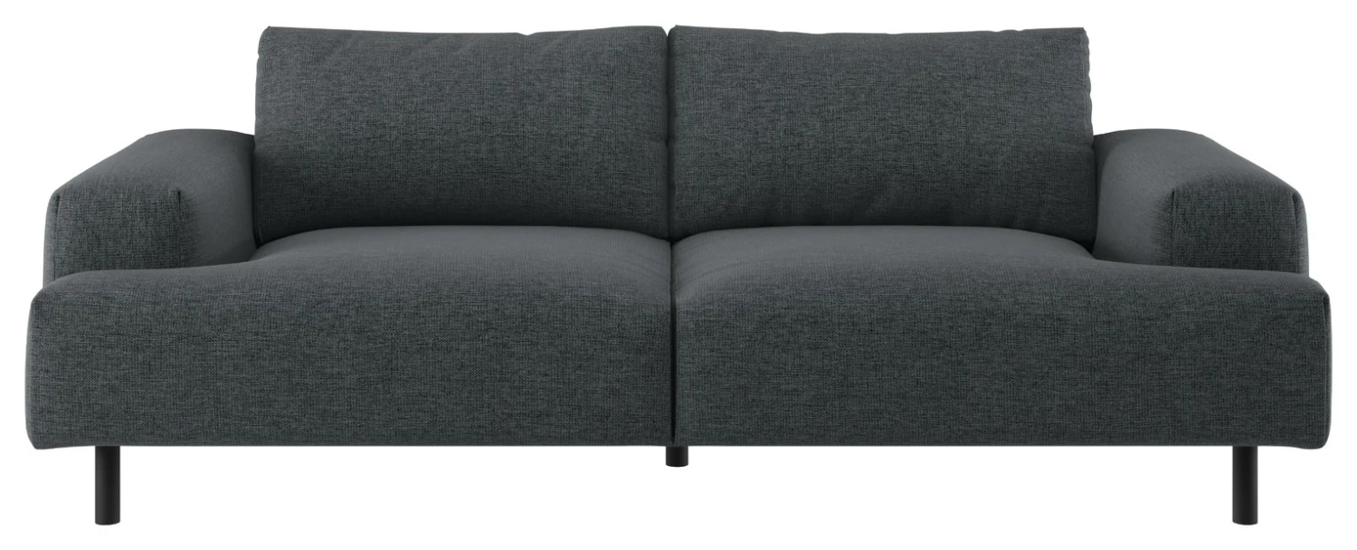 Habitat Julien Fabric 3 Seater Sofa - Charcoal