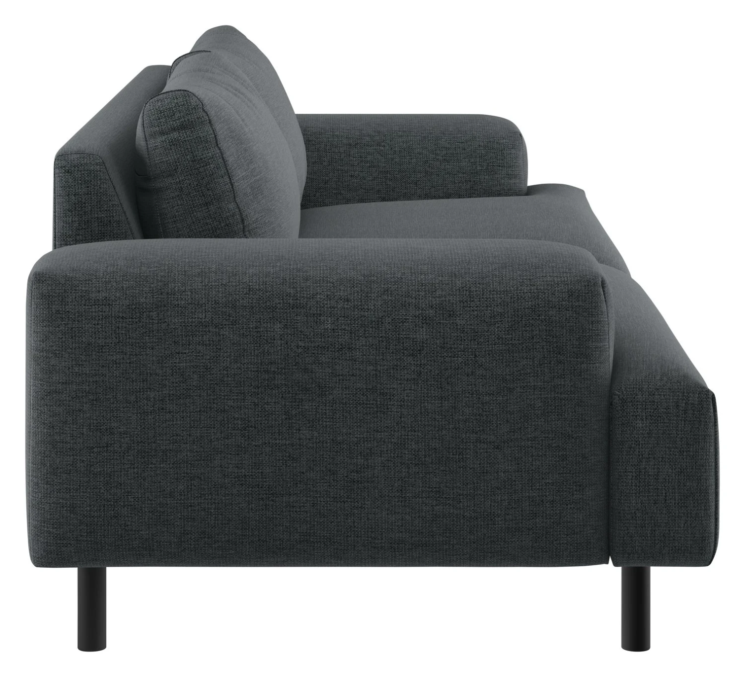 Habitat Julien Fabric 3 Seater Sofa - Charcoal - Image 5