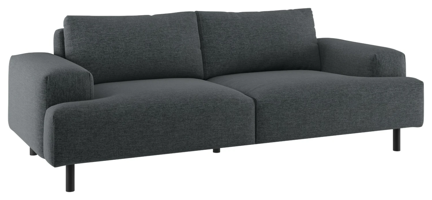 Habitat Julien Fabric 3 Seater Sofa - Charcoal - Image 6