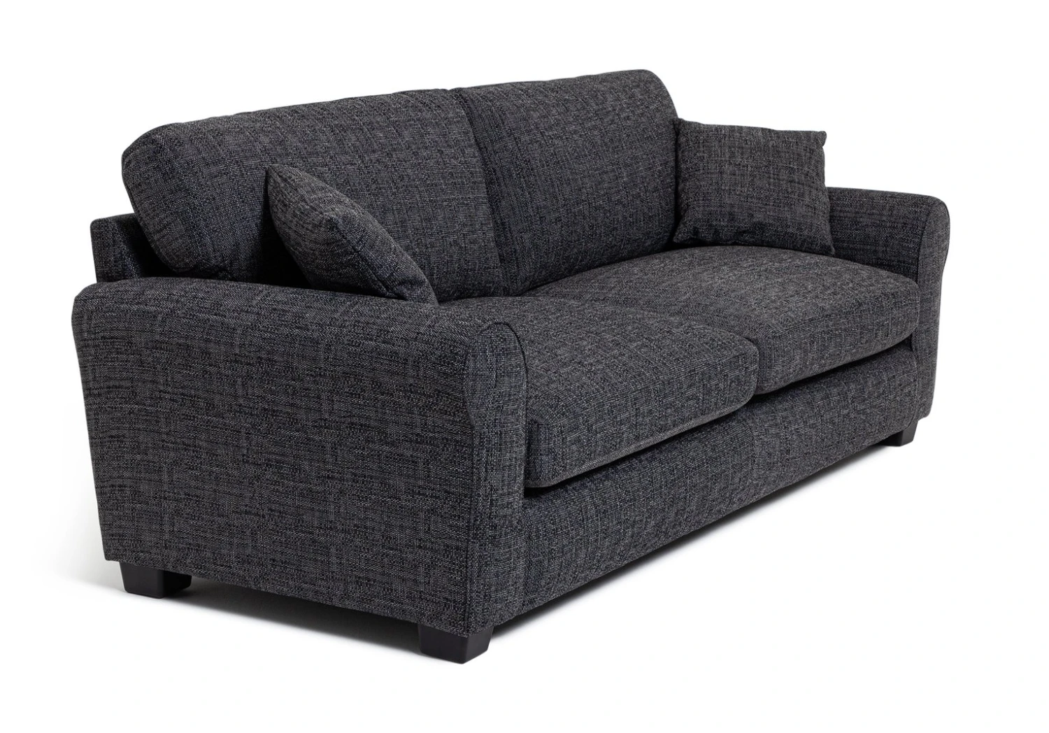 Habitat Lisbon Fabric 4 Seater Sofa - Charcoal - Image 8
