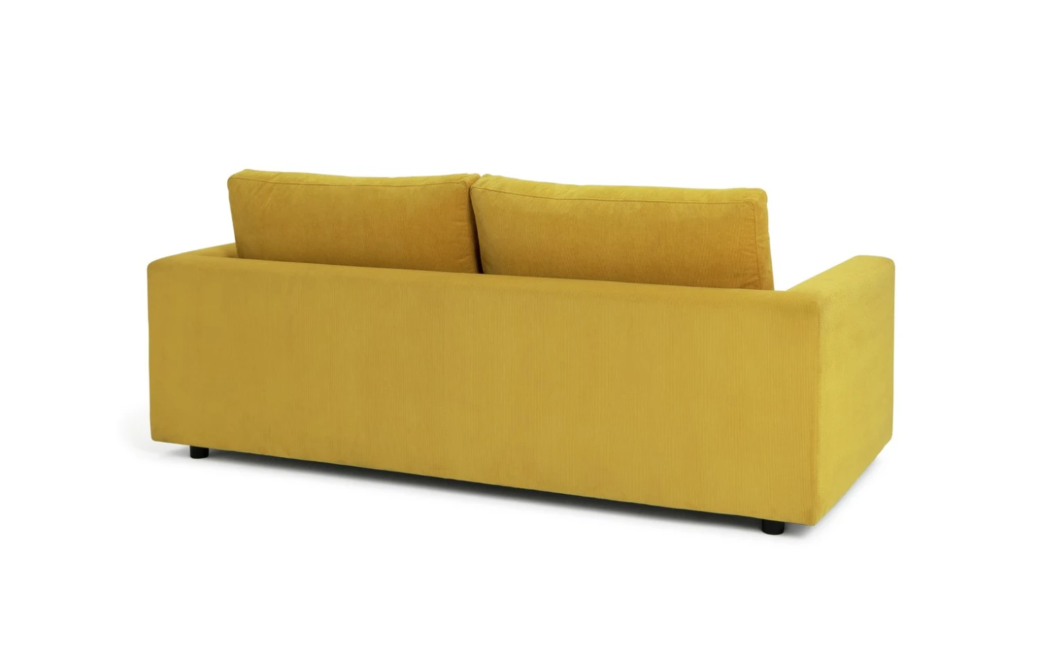 Habitat Brixley Fabric 3 Seater Sofa - Yellow - Image 6