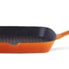 Habitat 23cm Cast Iron Griddle Pan - Orange