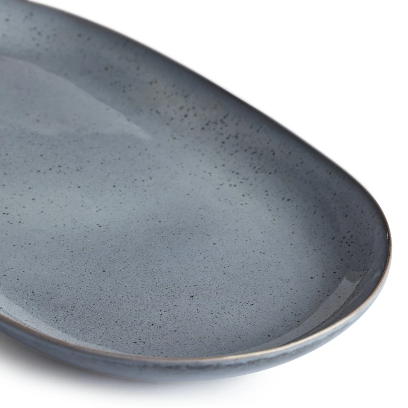 Habitat Evora Stoneware Serving Platter - Blue - Image 3