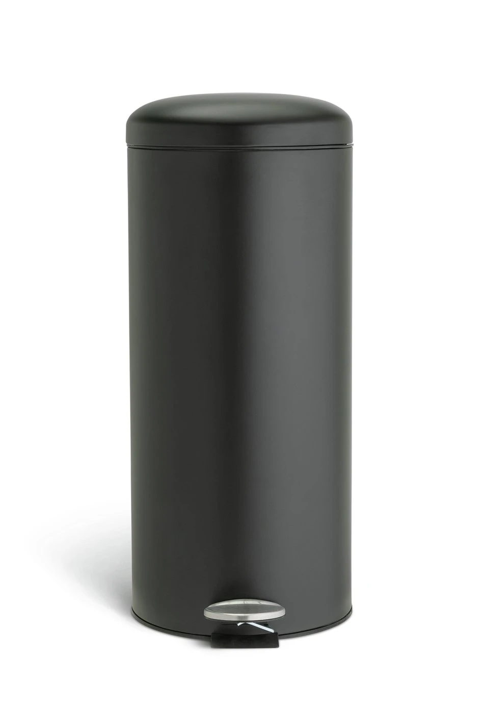 Habitat 30 Litre Domed Pedal Bin - Black