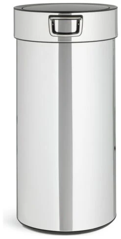 Habitat 30 Litre Round Touch Op Bin - Silver