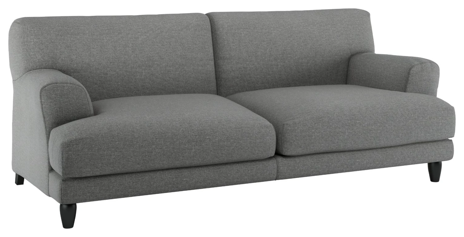 Habitat Askem Fabric 3 Seater Sofa - Grey - Image 5