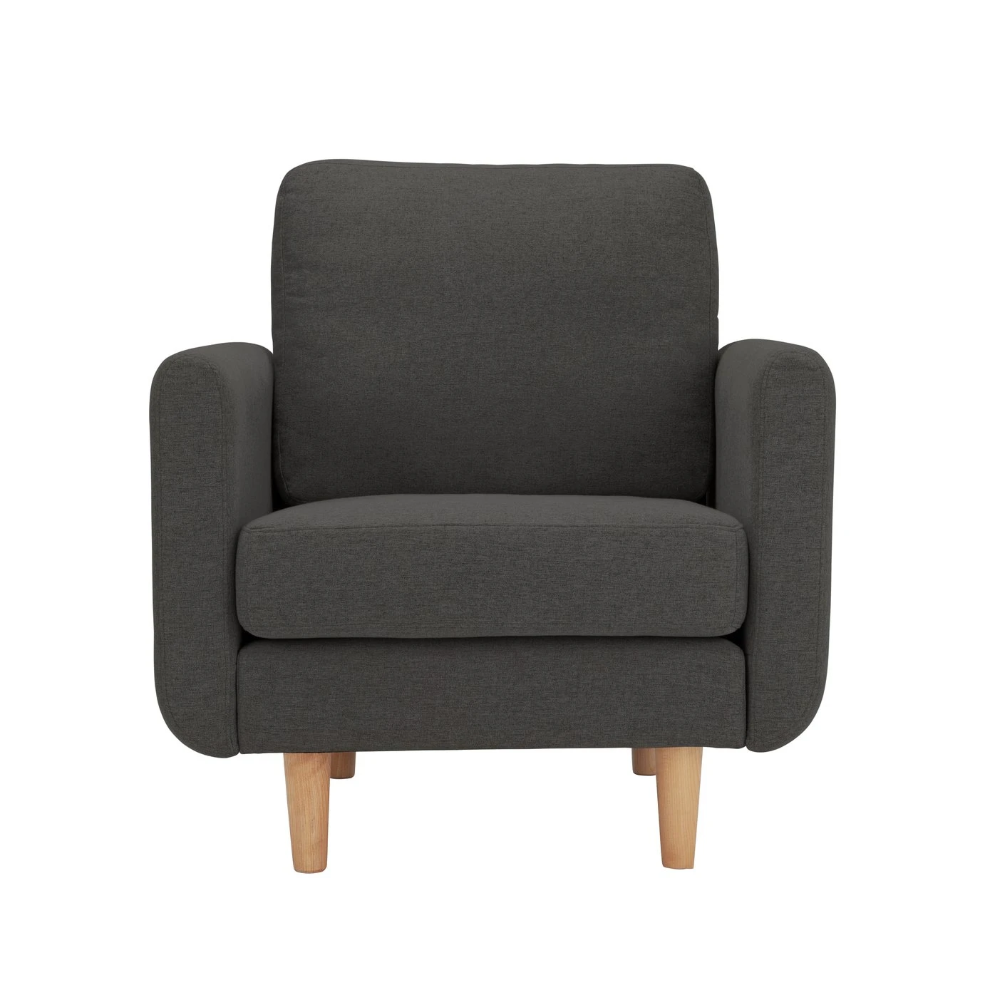 Habitat Remi Fabric Armchair In A Box - Charcoal
