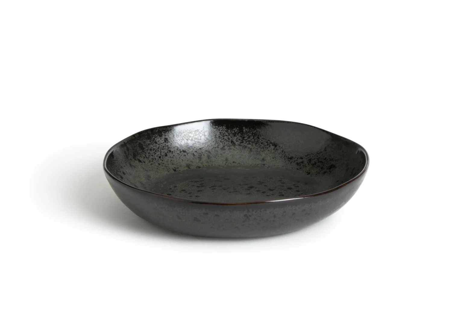 Habitat Preto 4 Piece Stoneware Pasta Bowls - Black - Image 3