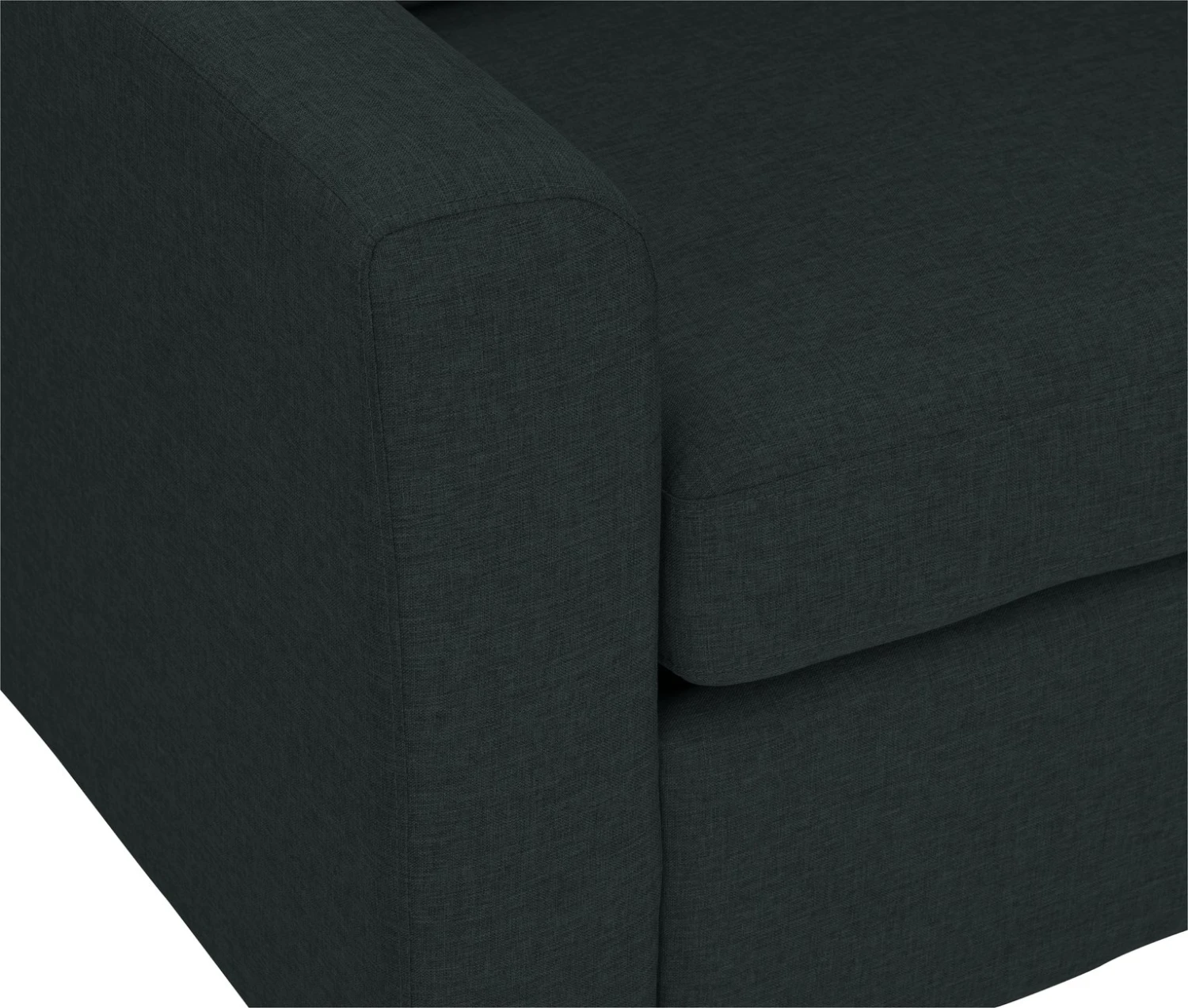 Habitat Apartment 2 Seater Fabric Sofa Bed - Charcoal - Image 4