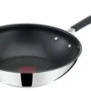Tefal Jamie Oliver 28cm Non Stick Stainless Steel Wok