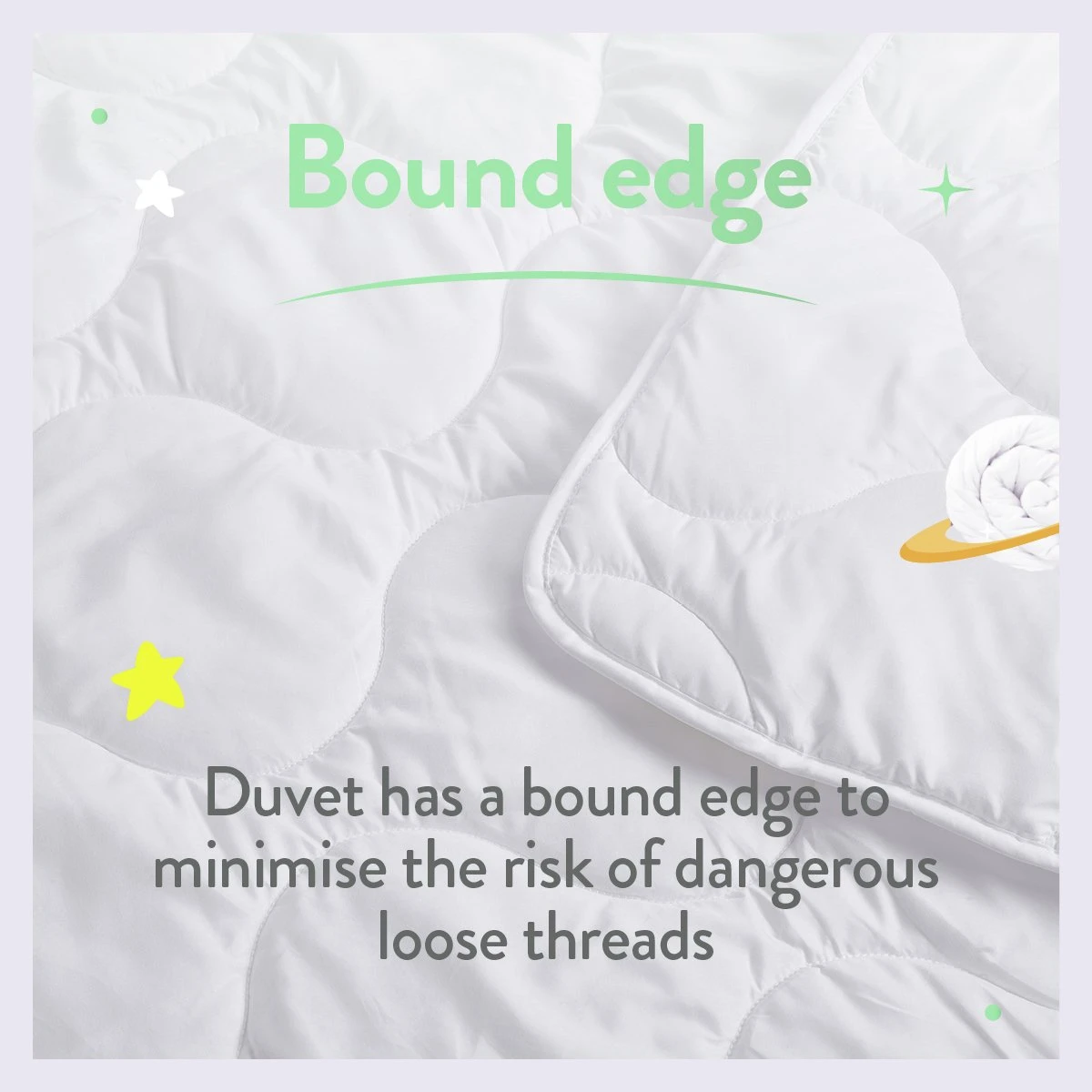 Slumberdown Anti Bacterial 4 Tog Kids Duvet - Toddler - Image 10