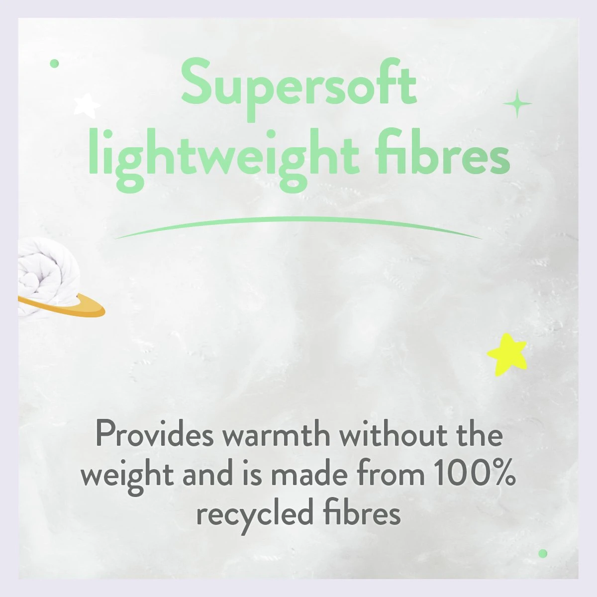 Slumberdown Anti Bacterial 4 Tog Kids Duvet - Toddler - Image 11