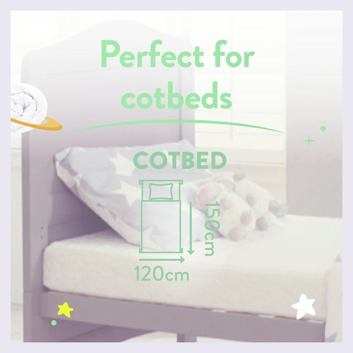 Slumberdown Anti Bacterial 4 Tog Kids Duvet - Toddler - Image 12