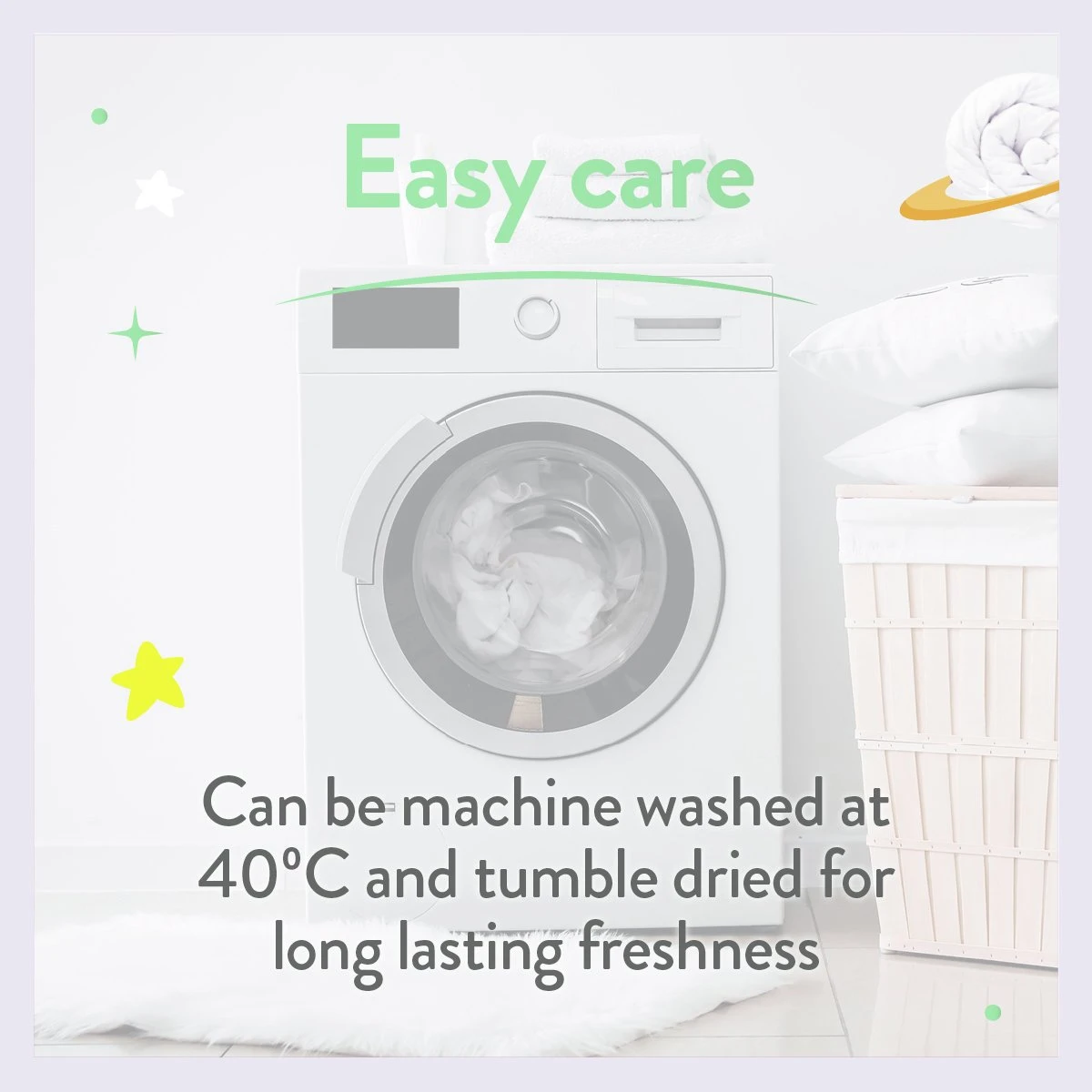 Slumberdown Anti Bacterial 4 Tog Kids Duvet - Toddler - Image 13