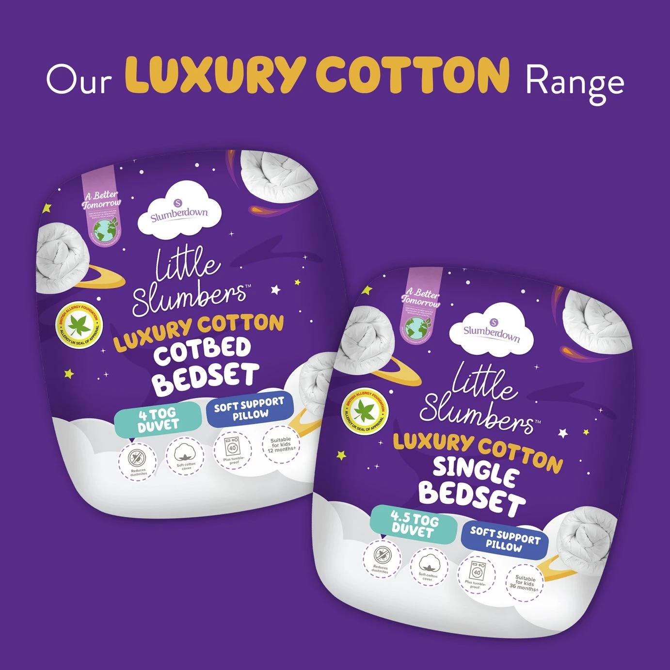 Slumberdown Anti Bacterial 4 Tog Kids Duvet - Toddler - Image 17
