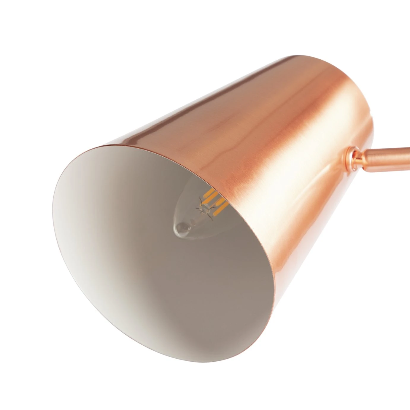 Habitat Iras Copper 2 Light Floor Lamp - Copper - Image 3