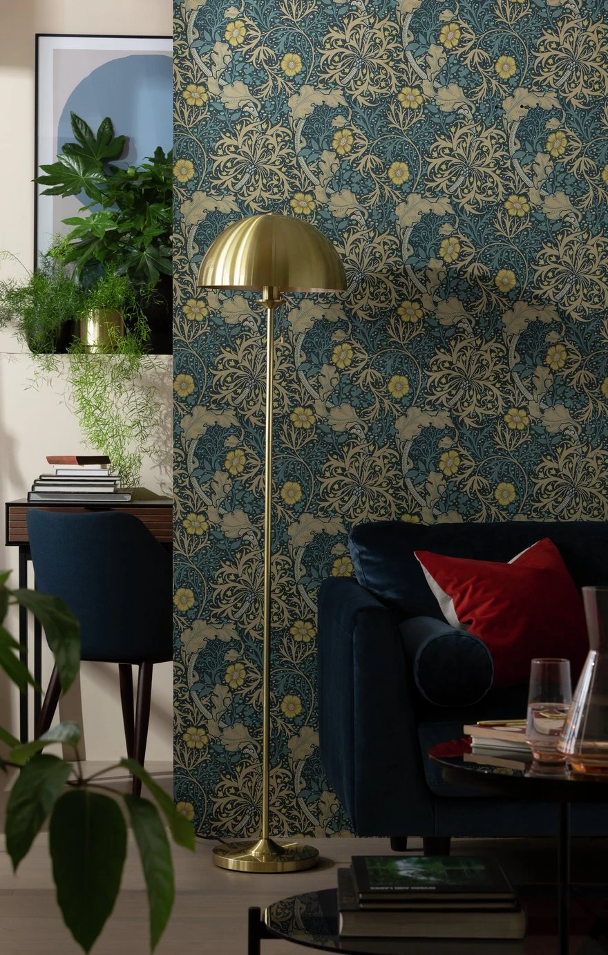 Habitat Manor House Floor Lamp - Brass - Image 9