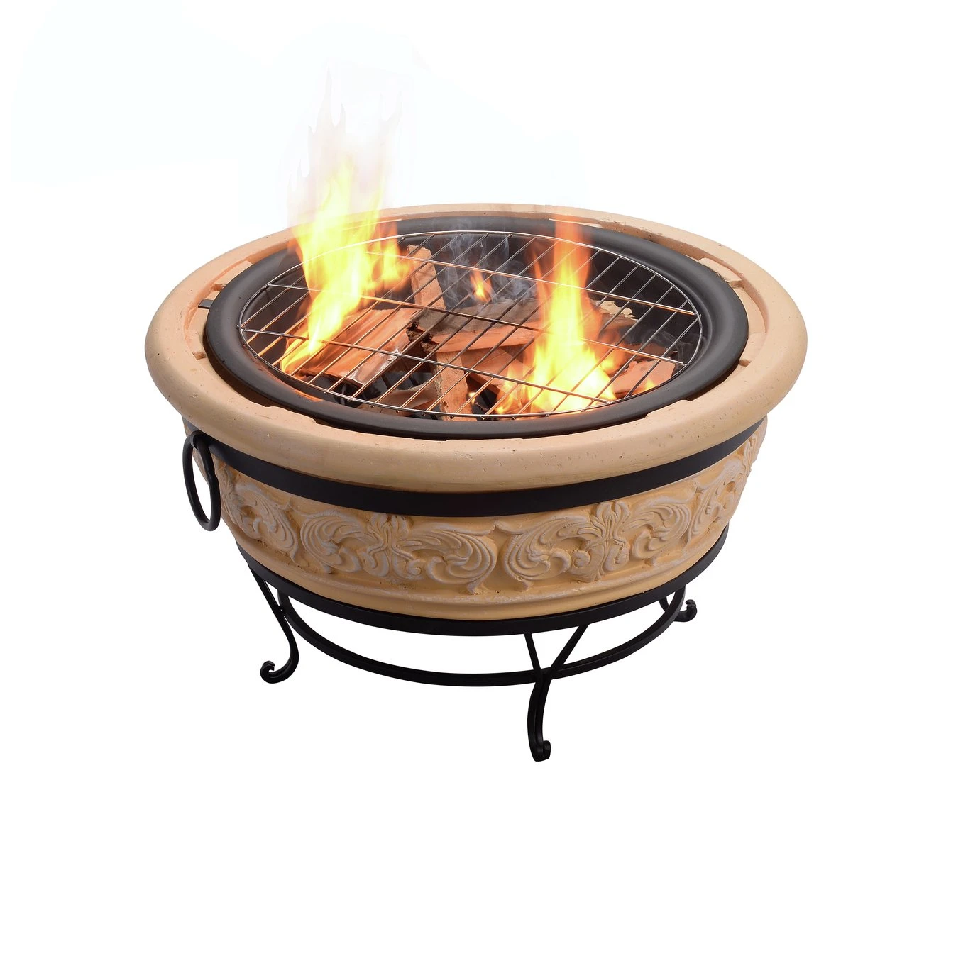 Teamson Home HR26303AA S Wood Burning Fire Pit - Image 5