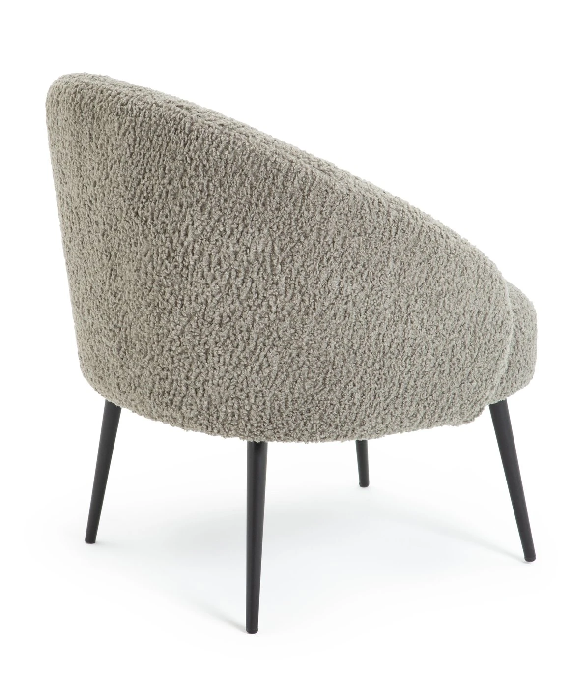 Habitat Ash Boucle Accent Chair - Grey - Image 6
