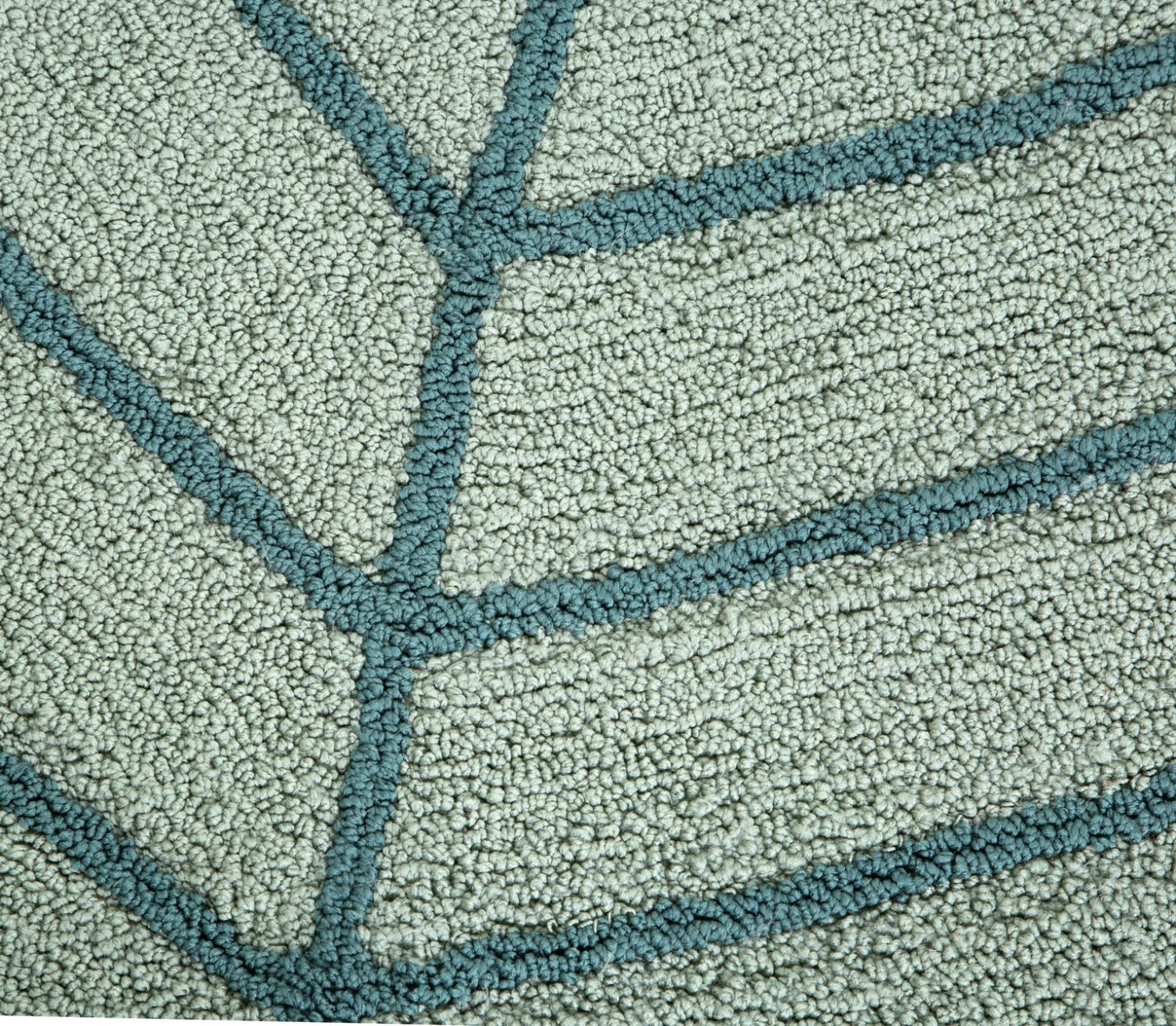 Habitat Kids Leaf Shaped Rug - Green - 80x110cm - Image 3