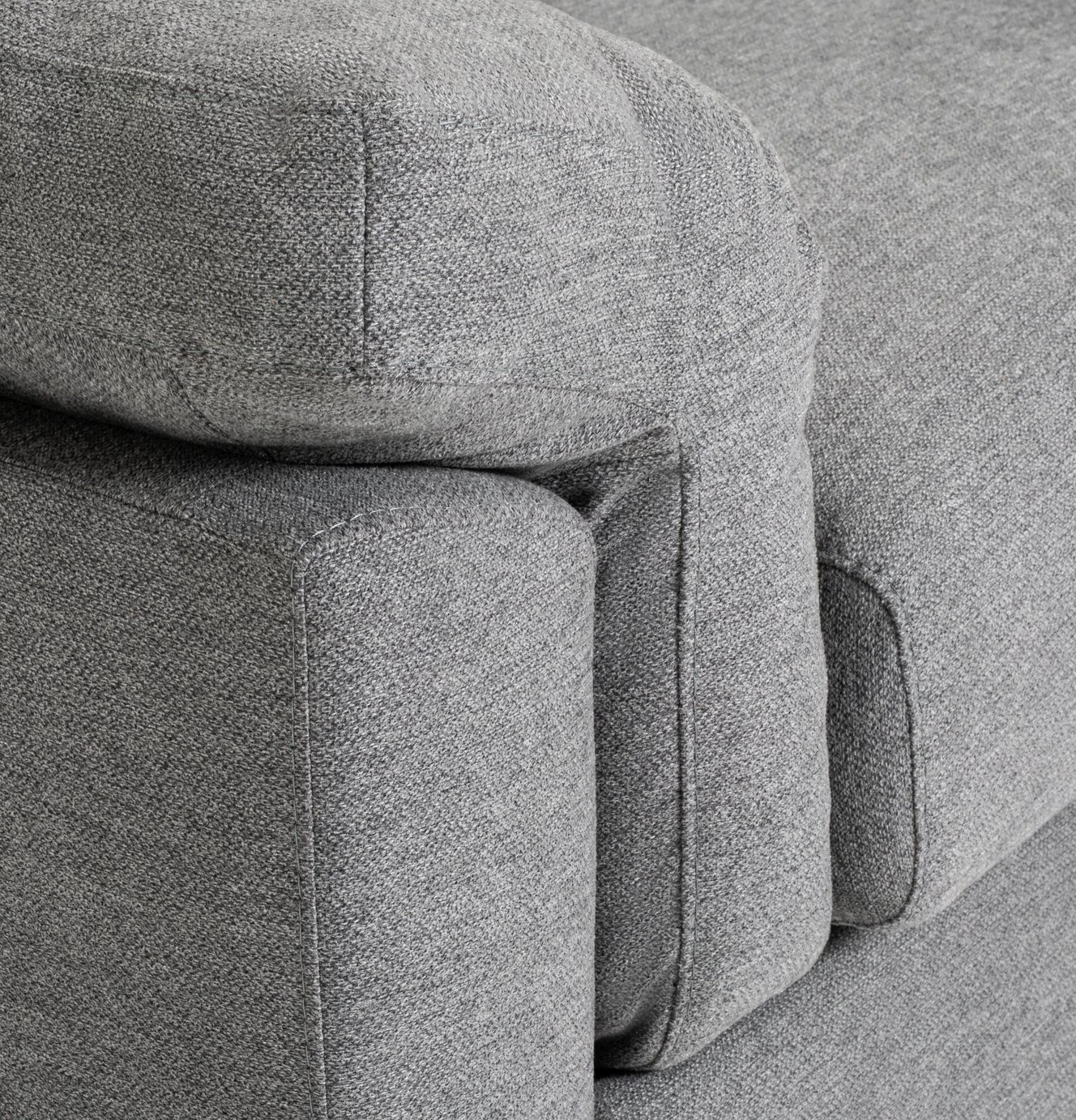 Habitat Florence Right Hand Corner Chaise Sofa - Grey - Image 8