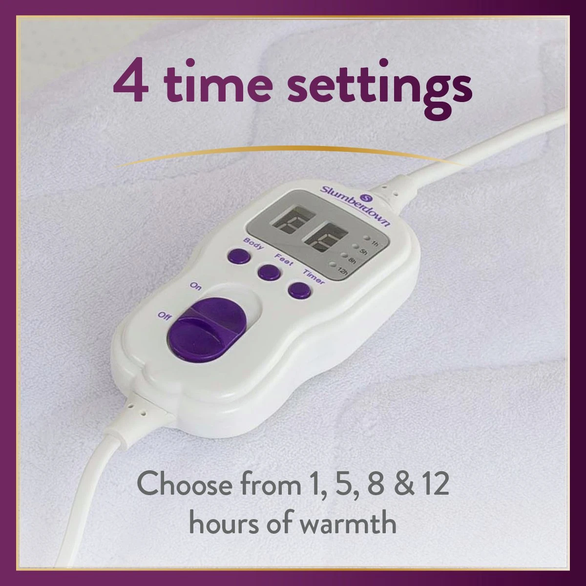 Slumberdown Perfectly Warm Luxury Electric Blanket-Double - Image 7