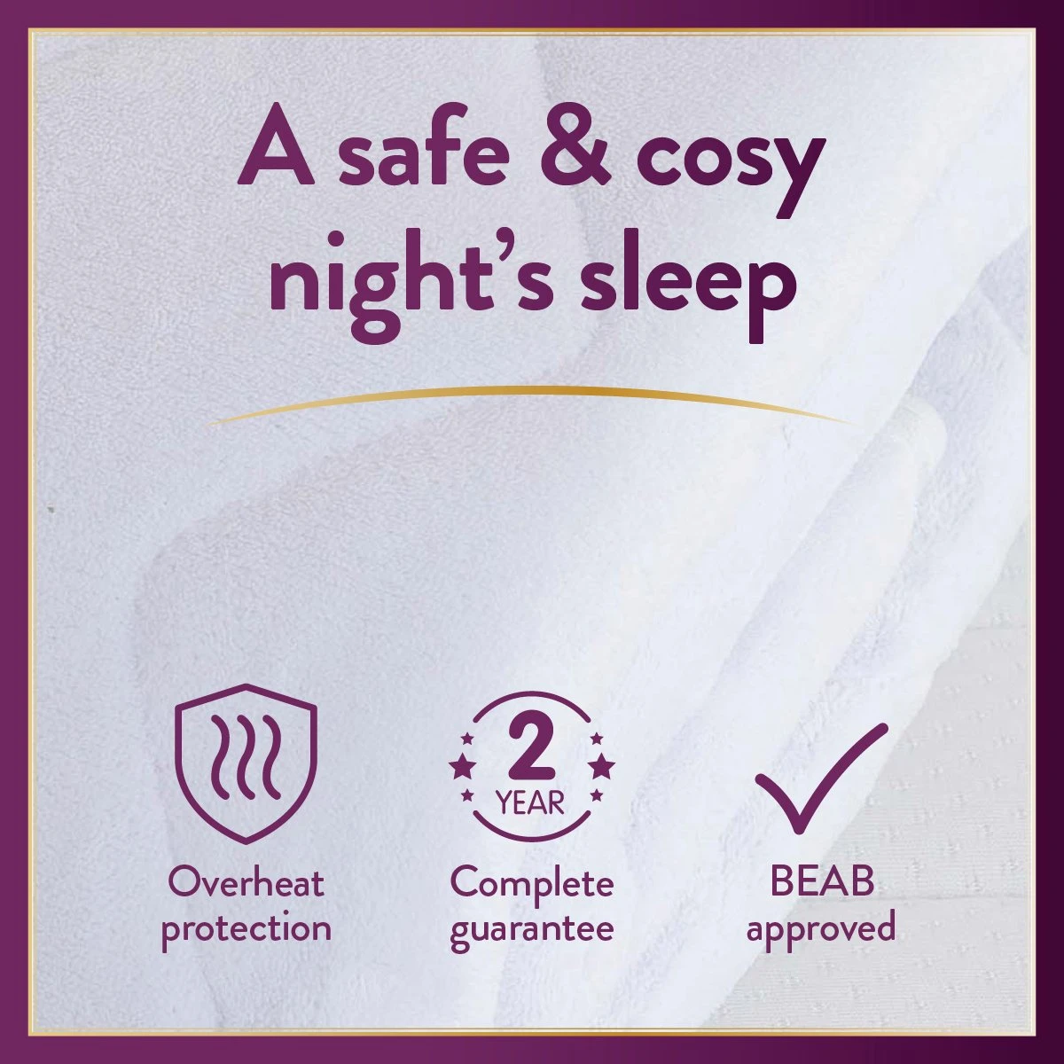 Slumberdown Perfectly Warm Luxury Electric Blanket-Double - Image 13