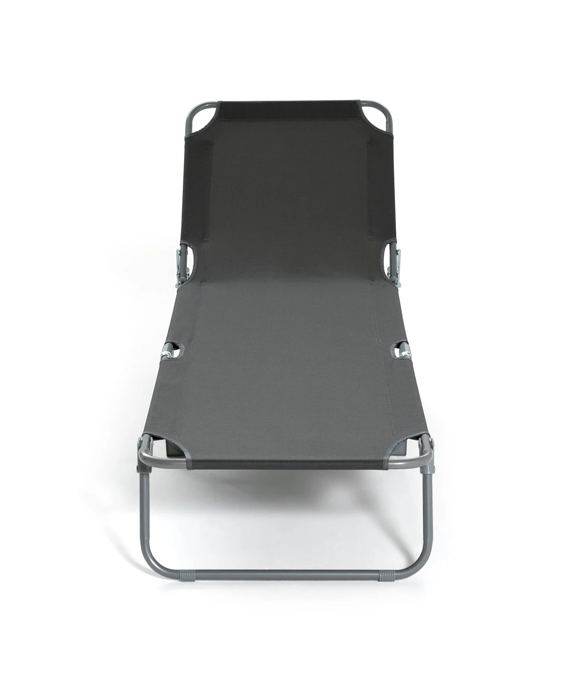 Habitat Folding Metal Sun Lounger - Charcoal - Image 5