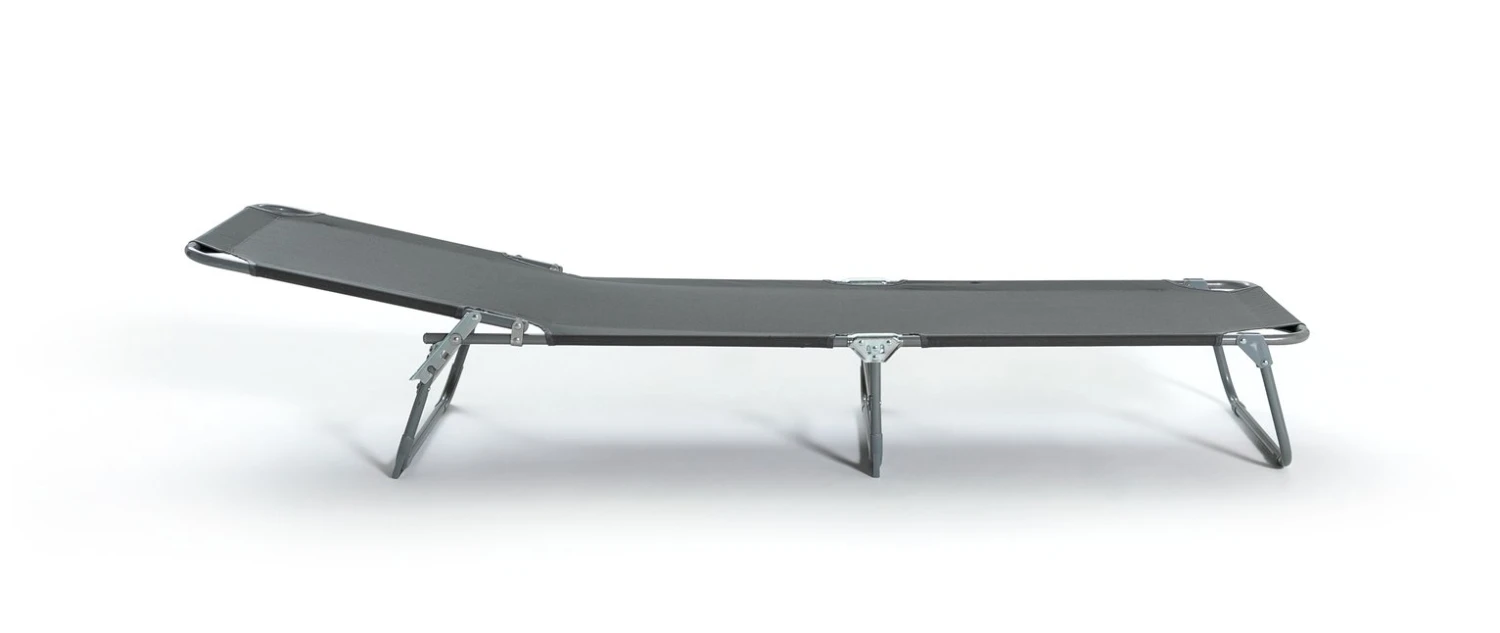 Habitat Folding Metal Sun Lounger - Charcoal - Image 7