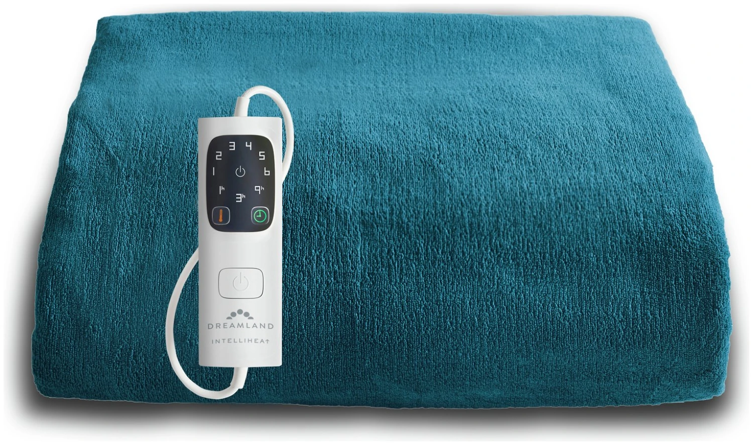 Dreamland Snuggle Up Teal Heated Throw - Large - Image 8