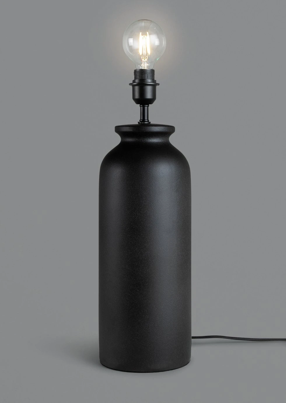 Habitat Hashi Ceramic Table Lamp - Black & Beige - Image 9