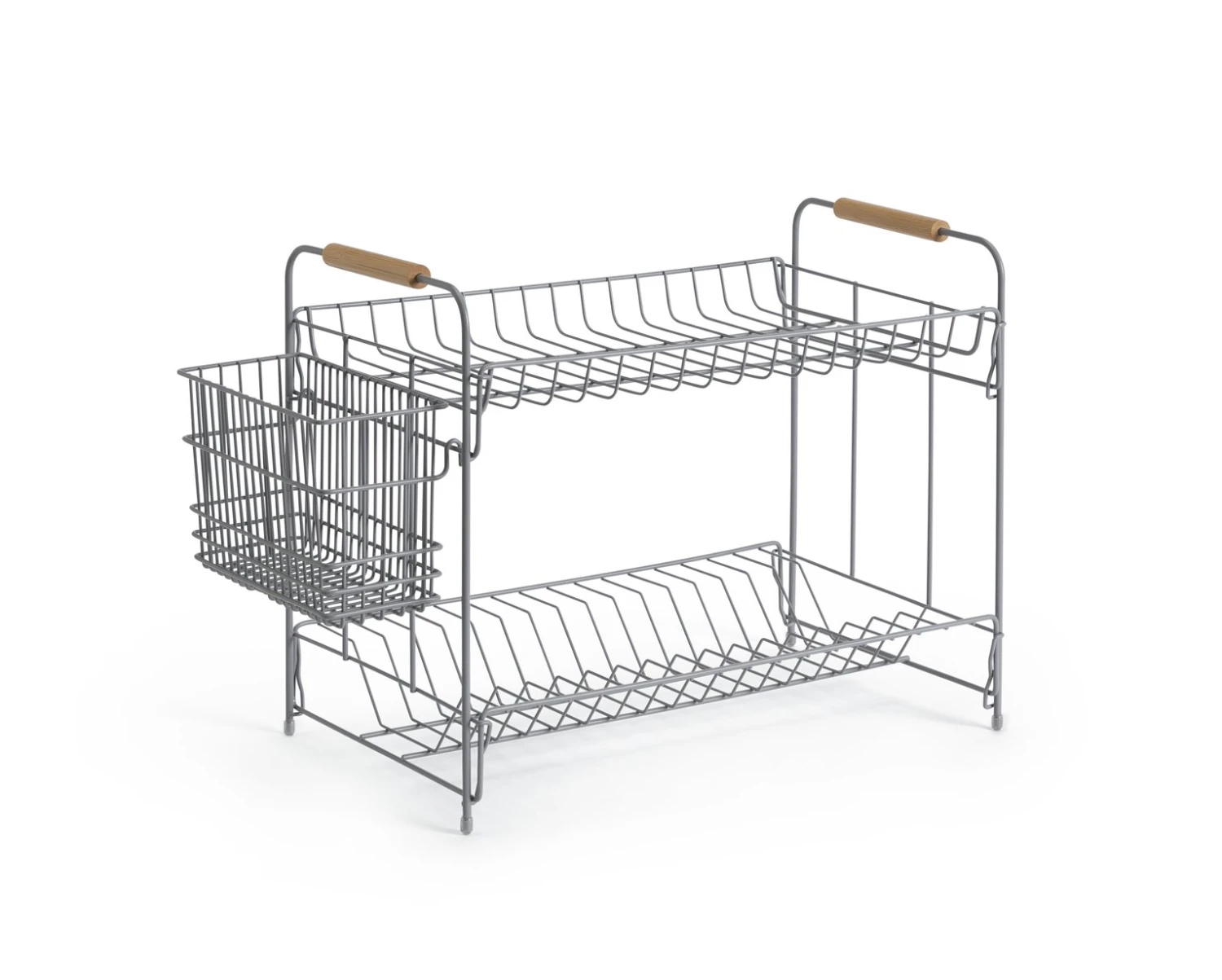 Habitat Industrial Wire Dish Drainer - Grey - Image 3