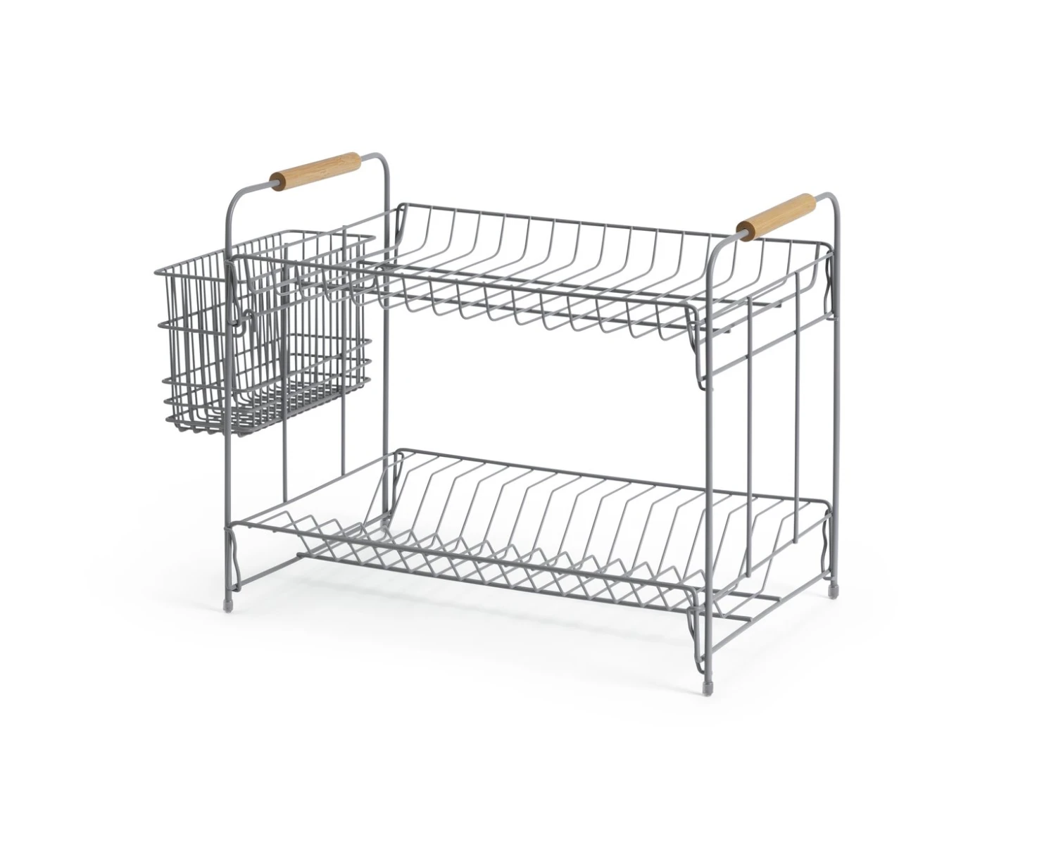 Habitat Industrial Wire Dish Drainer - Grey - Image 4