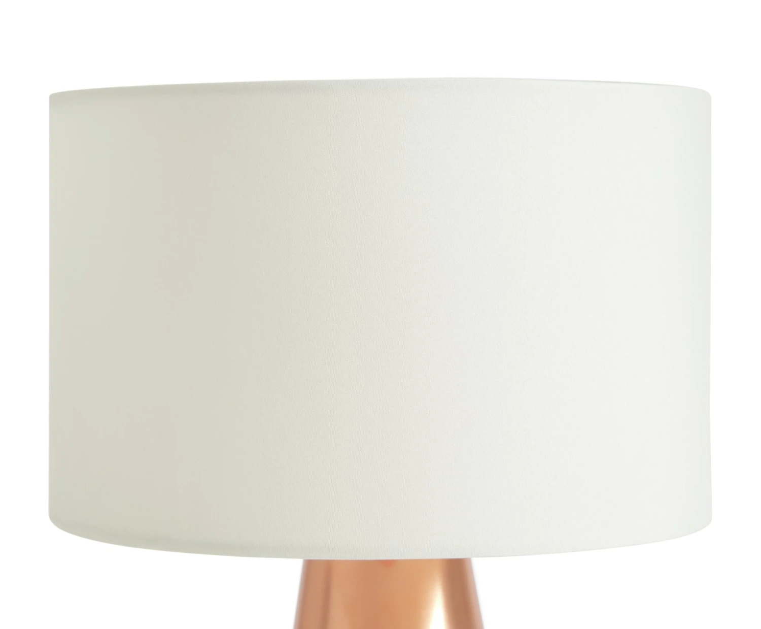Habitat Abono Steel LED Table Lamp - Copper & Cream - Image 3